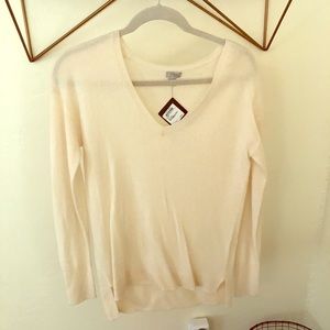 Halogen Cream Cloud Cashmere Sweater